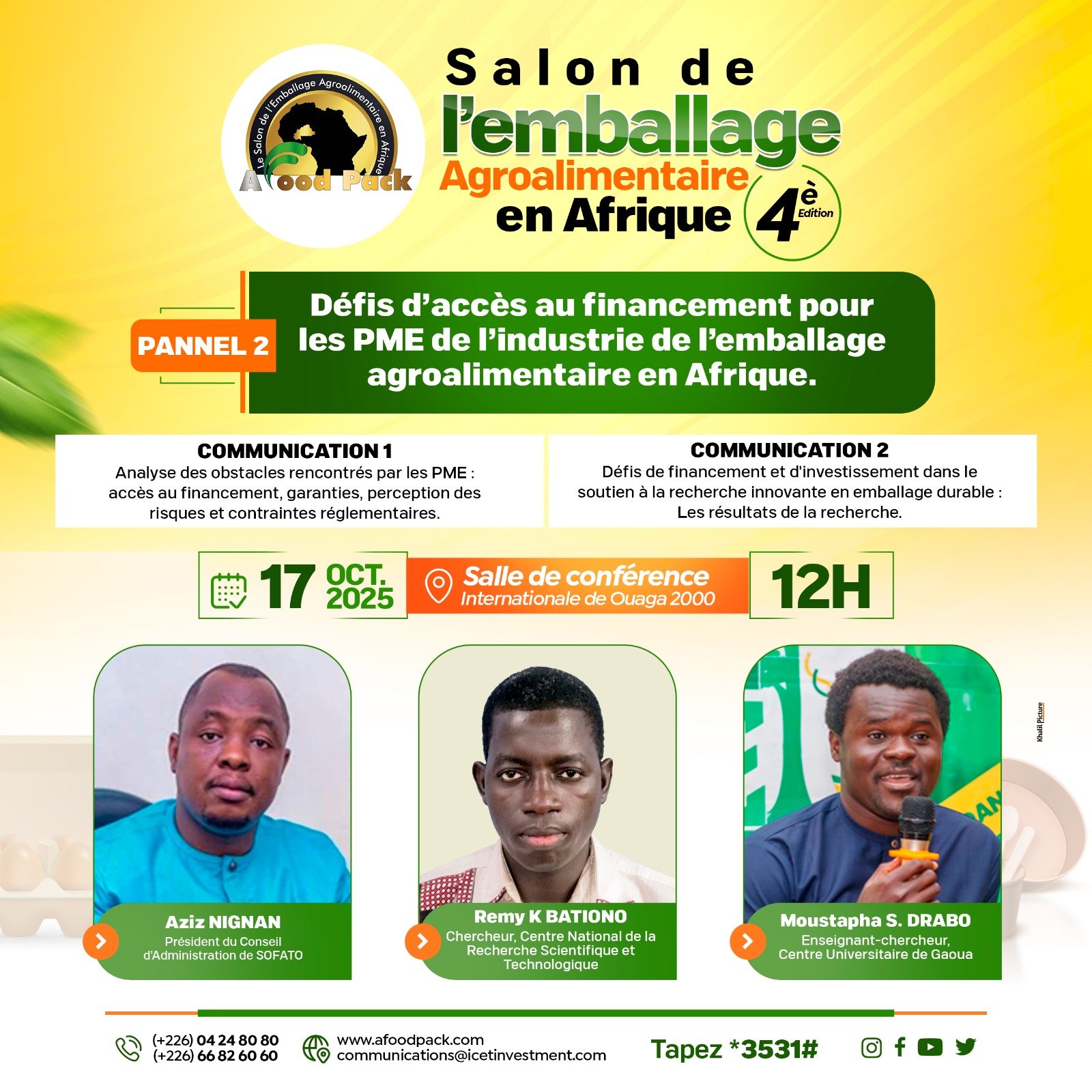 Panel 2 : Défis d’accès au financement pour les PME